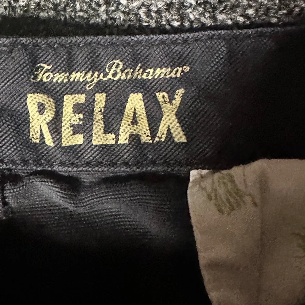 Tommy Bahama Relax Mens 40 Cargo Shorts Black Cotton Blend